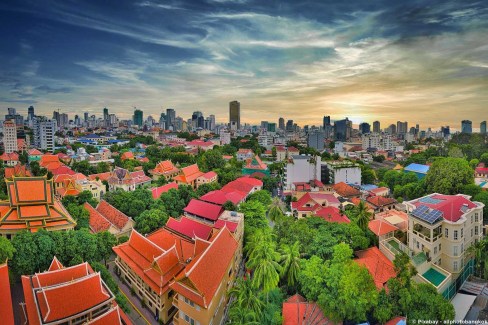 Vue sur Phnom Penh