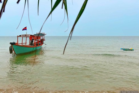 Bateau de pêcheur à Kep