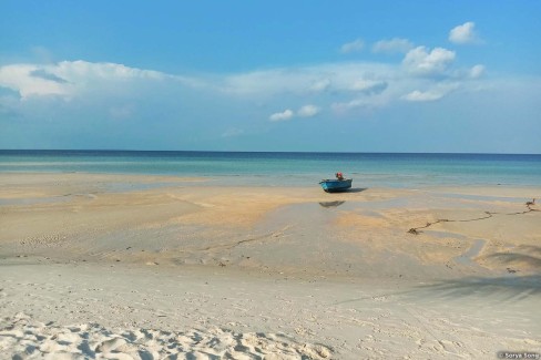 Marrée basse à Koh Rong