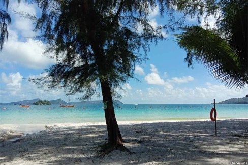 Plage Long Set à Koh Rong