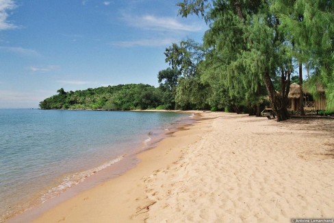 Plage de rêve dans l'archipel de Sihanoukville