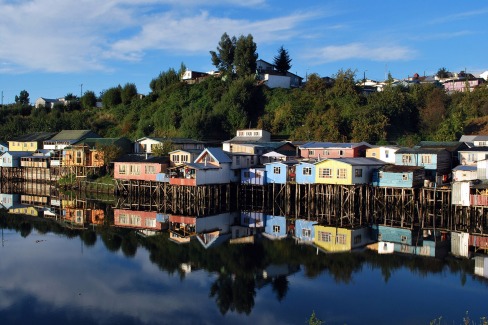 Etape sur l'île de Chiloe au Chili