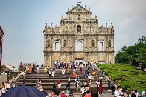 Ruines de St Paul à Macao