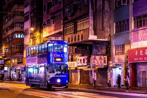 Bus local à Hong Kong