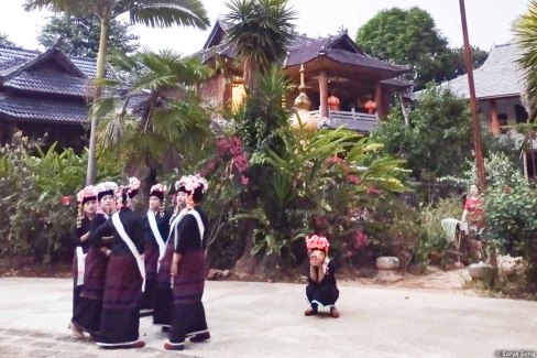 Habitantes du mont Jing Mai, Yunnan