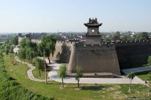 Ping Yao vue du ciel