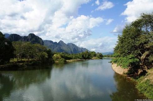 Paysage typique du Laos