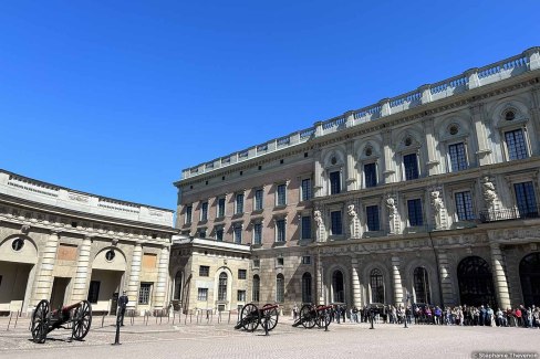 Relève de la garde - Palais royal Stockholm