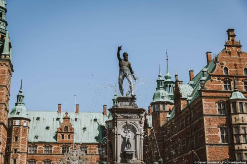 Fontaine du château de Frederiksborg à Copenhague