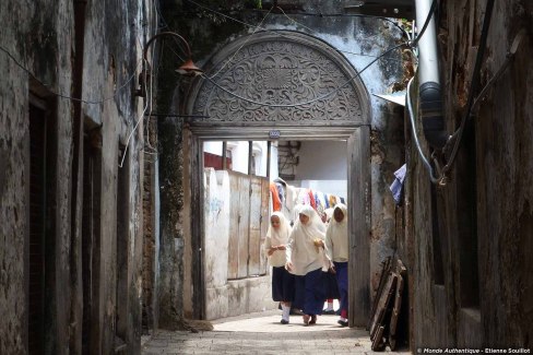 Ruelle de Stone Town à Zanzibar, Tanzanie