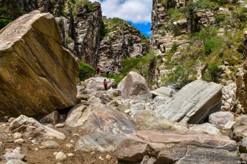 Trek dans la gorge d'Olkarein